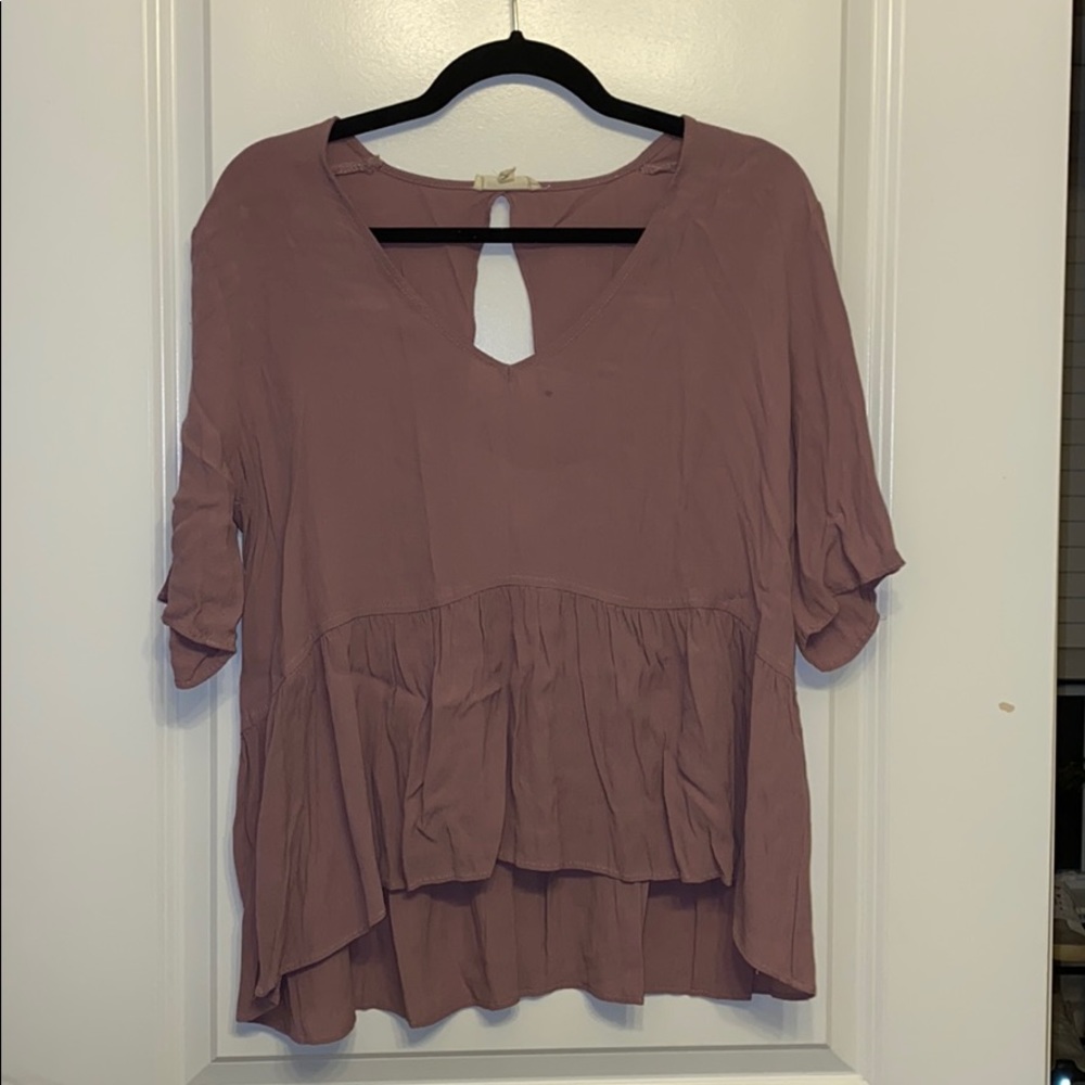 Boutique plum colored shirt